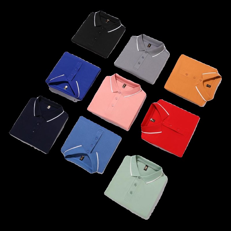 零跑4S店男女短袖工作服t恤工衣A广告衫polo衫定制印字绣logo