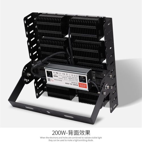 led投光灯模组h隧道照明户外防水广告照射广场高亮马路50W100W200