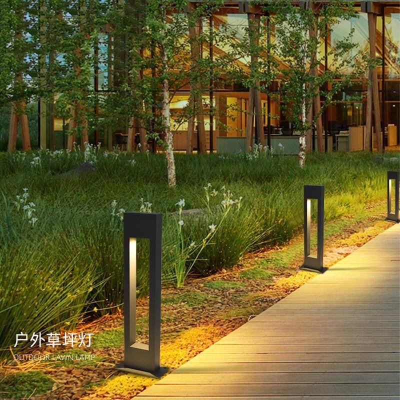 led户外草坪灯简约现代防水庭院灯小区公园景观灯过道引路草地灯