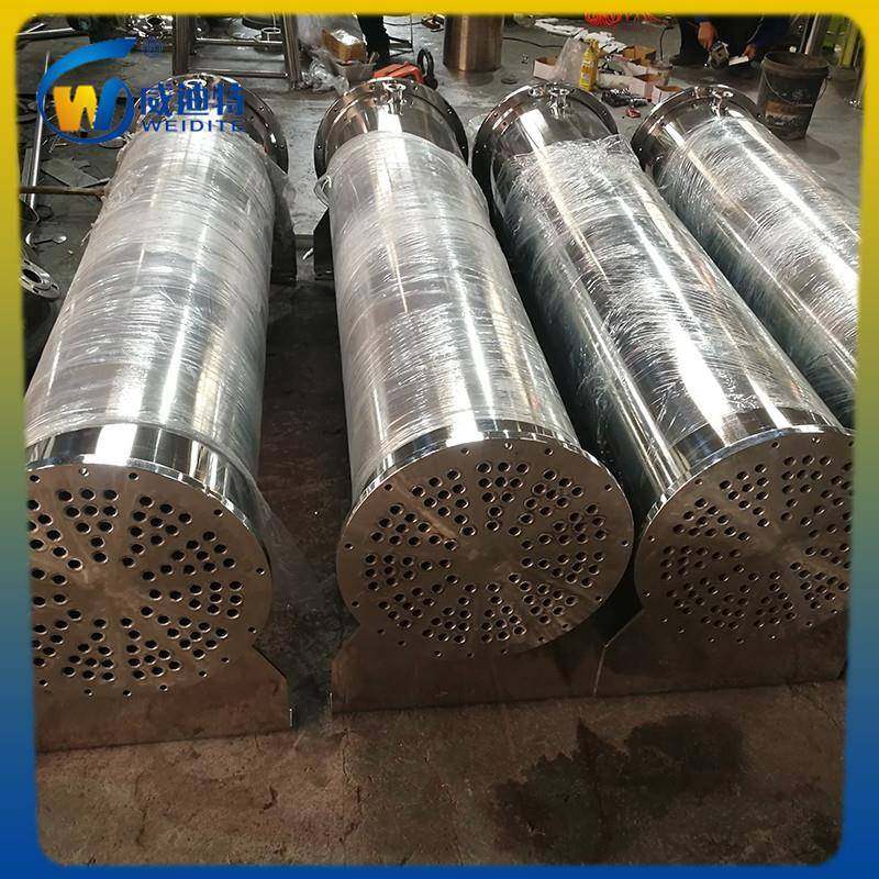 现货供应不锈钢冷却器不锈钢缠绕管式冷凝器换热器列管式冷凝器