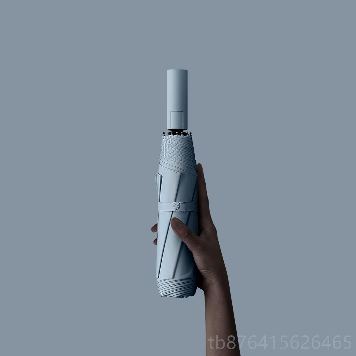 正品尊胶驰全自动彩阳伞防晒防紫外线太阳伞女折两用晴三雨伞UP遮