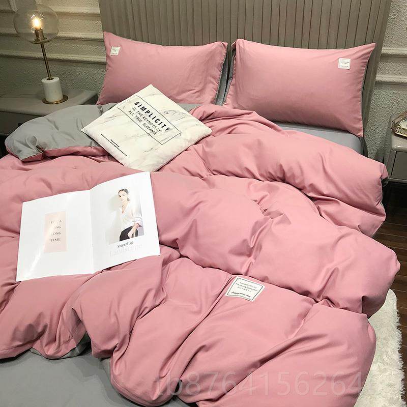 正品INS韩式小清新泡泡套罩床单床上用品四件套纯色被床笠件宿舍,床上用品,床品套件/四件套/多件套,淘宝优惠券,粉丝福利购,淘宝优惠卷