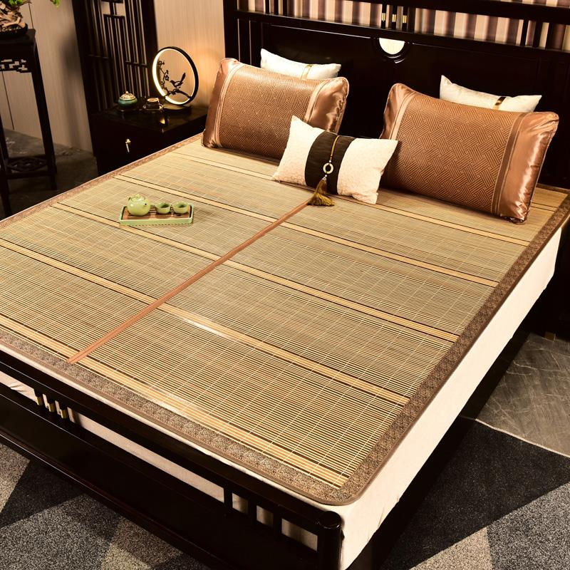 凉席竹席夏天2025新款夏季双面可折叠冰丝席床垫草席学生宿舍单人