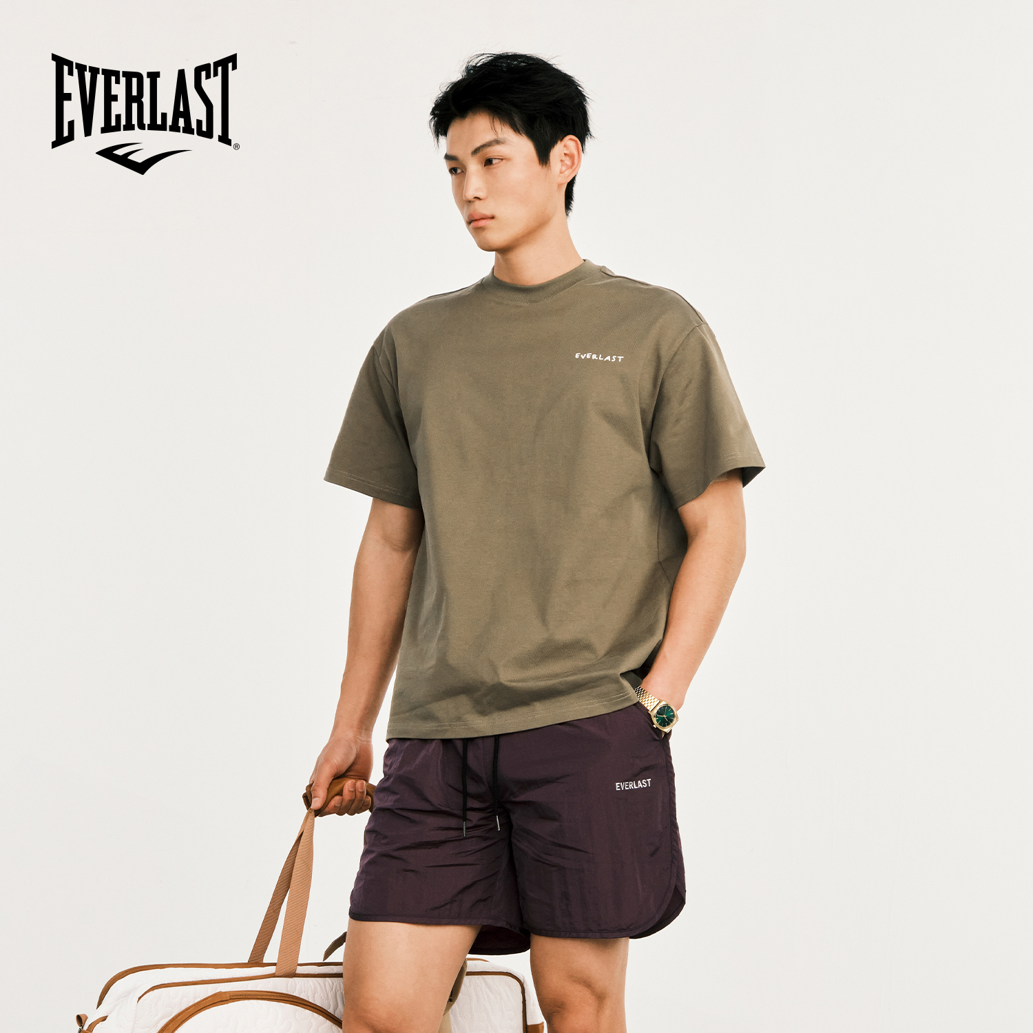 美国EVERLAST宽松短袖T恤