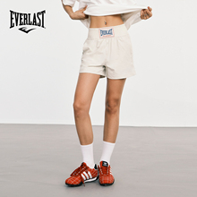 美国EVERLAST拳击女款运动短裤 夏季宽松速干训练瑜伽健身三分裤
