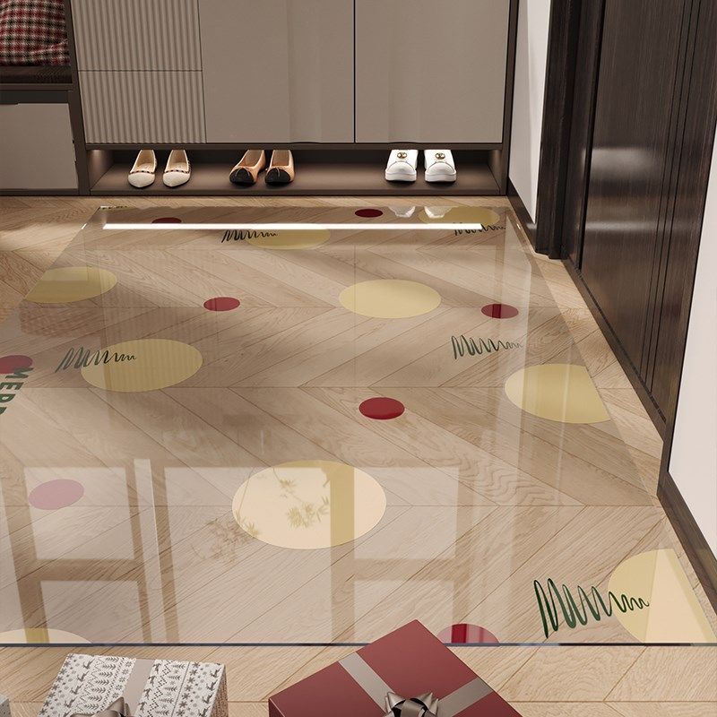 圣诞风软玻璃PVC入户门地垫耐脏免洗防滑脚垫玄关室内大门口地毯,居家布艺,入户地垫,淘宝优惠券,粉丝福利购,淘宝优惠卷