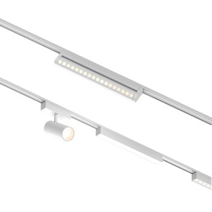 月影林之光护眼2代超薄明装磁吸轨道灯免吊顶家用客厅无主灯照明