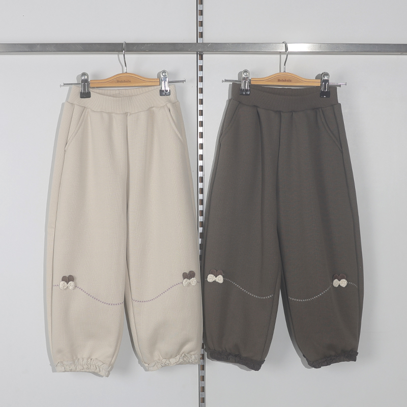 巴拉巴拉童装2025冬装新款女婴幼童针织长裤201425108016