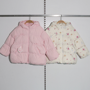 巴拉巴拉童装2025冬装新款女婴幼童短款羽绒服201425107010