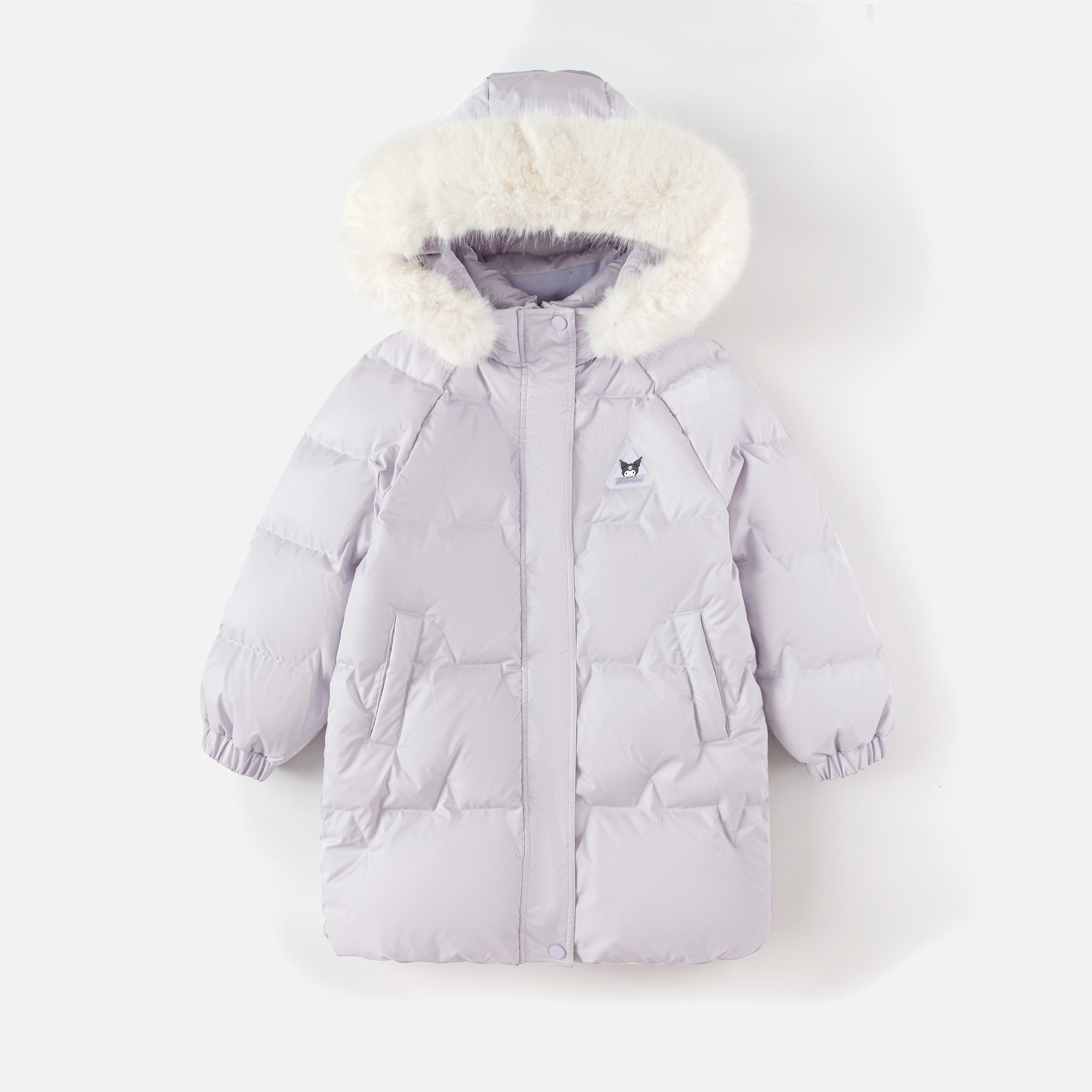 巴拉巴拉女童羽绒服大童中长款加厚外套冬装202424107019