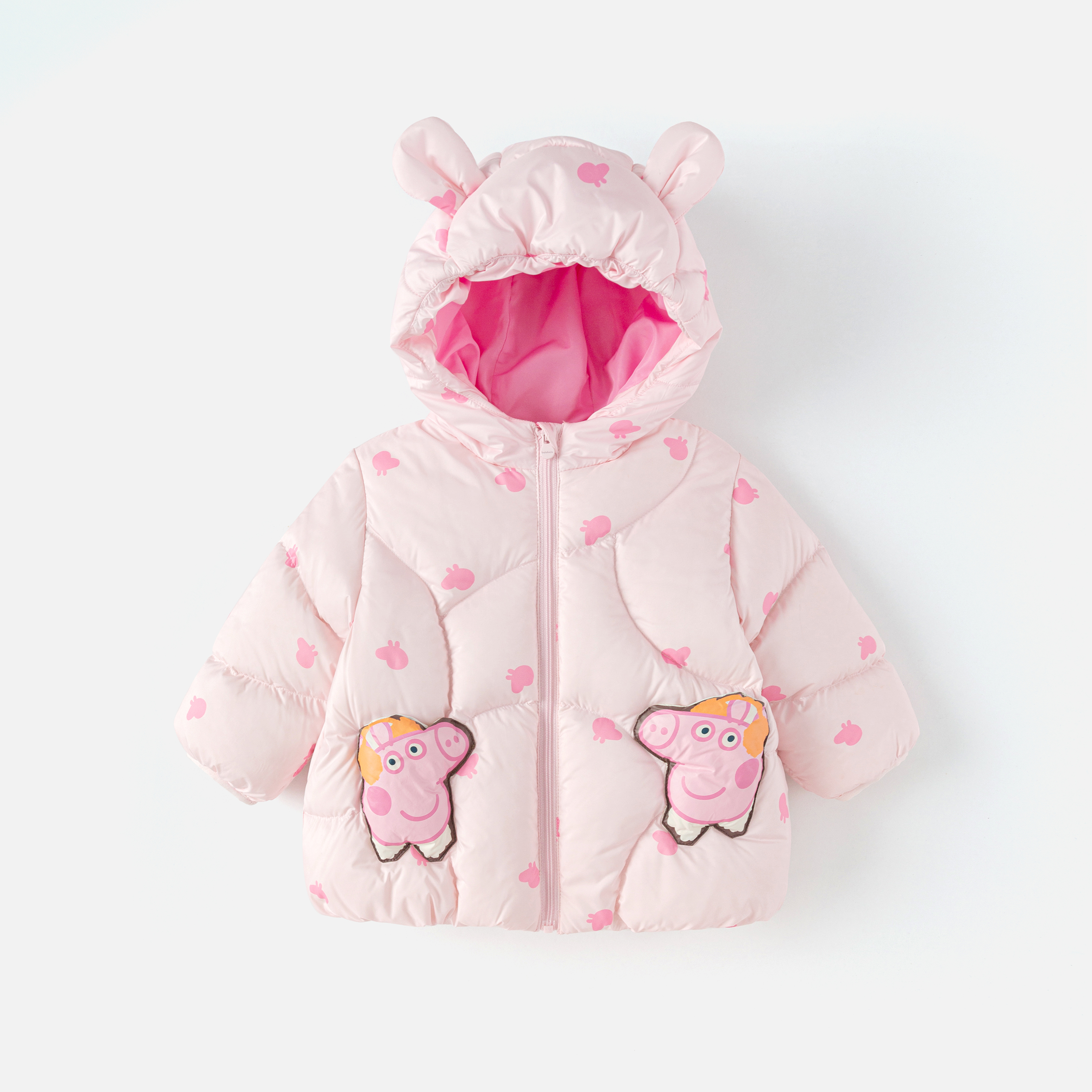 巴拉巴拉儿童羽绒服连帽男女童冬季2024款200424107206