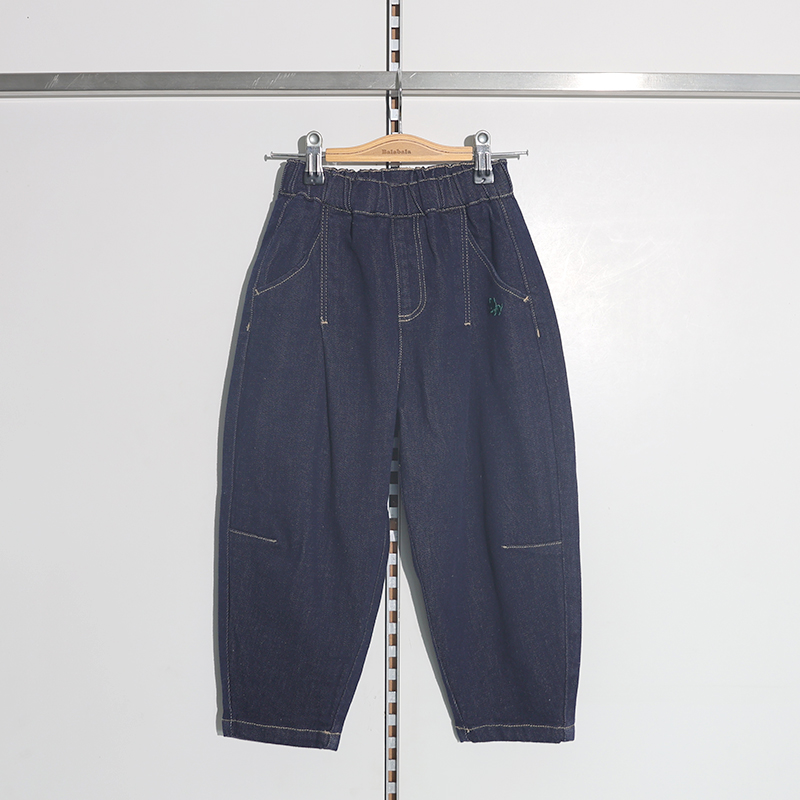 巴拉巴拉童装2025冬装新款男婴幼童牛仔长裤201425108104