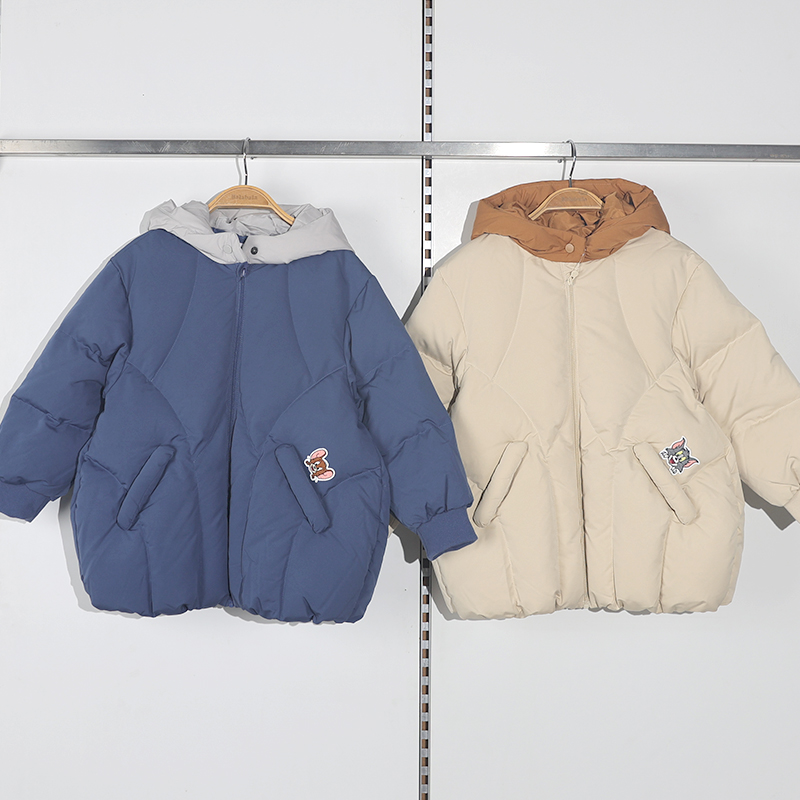 巴拉巴拉童装2025冬装新款男婴幼童中长款羽绒服201425107106