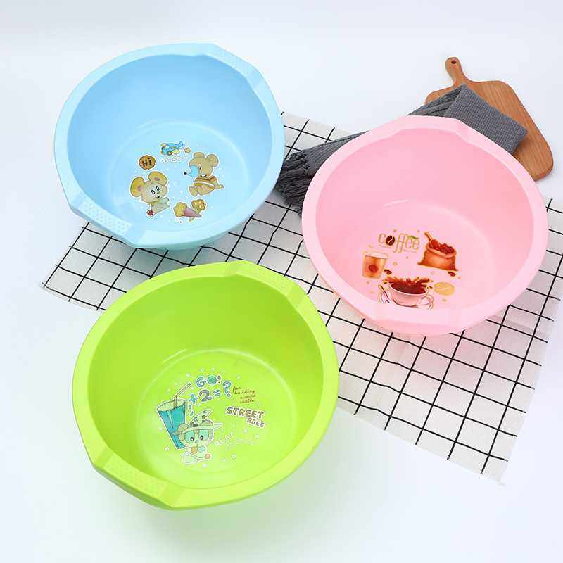 时尚双耳塑料盆 家用洗脸盆 防滑促销礼品盆  2元百货,家庭/个人清洁工具,脸盆,淘宝优惠券,粉丝福利购,淘宝优惠卷