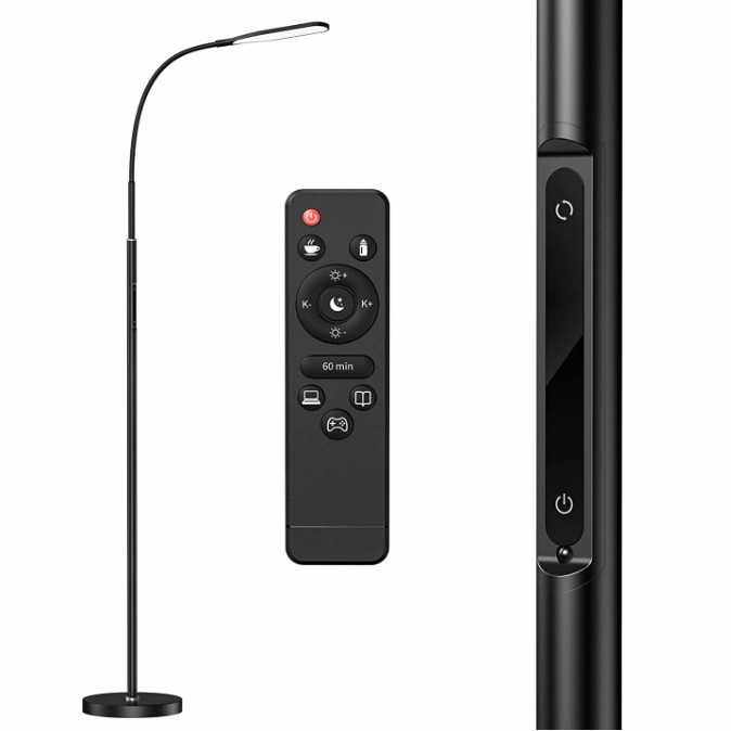 万向管LED护眼落地灯学习书桌台灯照明遥控钢琴灯触摸调节阅读灯,家装灯饰光源,落地护眼灯,淘宝优惠券,粉丝福利购,淘宝优惠卷