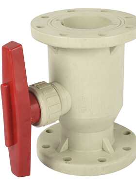 塑料FRPP灰色Q41法兰球阀DN15-250浮动球球阀门手动耐腐蚀球阀