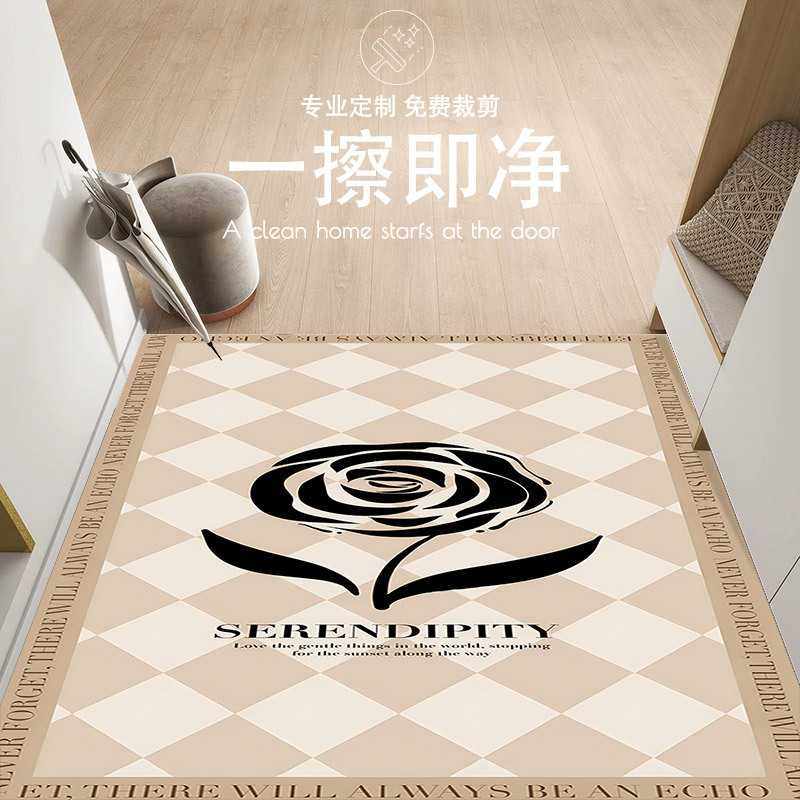 2024新款入户门地垫门口进门垫子地毯家用脚垫玄关高级防滑入门垫,居家布艺,厨房地垫,淘宝优惠券,粉丝福利购,淘宝优惠卷