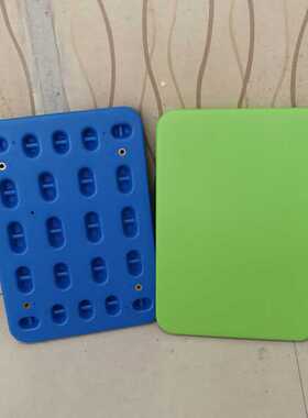 中空吹塑方凳面蓝色绿色小方凳子坐面板塑料凳面学生课桌椅面