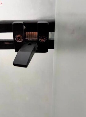 限位锁扣玻璃门锁免打孔推拉门锁屏风锁无孔锁移门免开孔浴室双.
