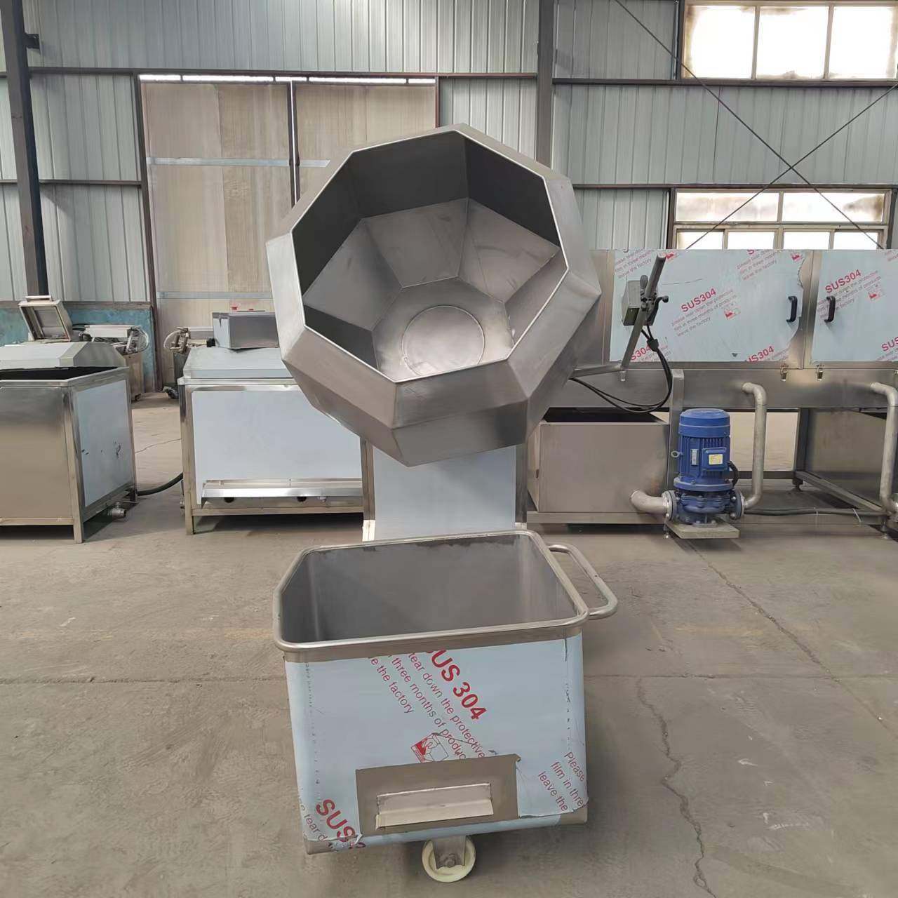 山楂球八角拌料机奶枣八角拌料机椒盐花生八角拌料设备,清洗/食品/商业设备,其他食品加工设备,淘宝优惠券,粉丝福利购,淘宝优惠卷