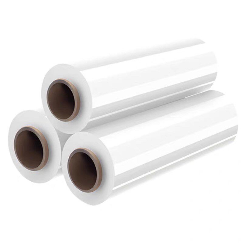 缠绕膜打包工业保鲜膜pe拉伸膜包装塑料膜拉伸缠绕膜大卷整箱