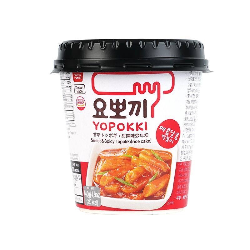 炒年糕120g方便速食泡面桶装夜宵小吃冲泡零食即食