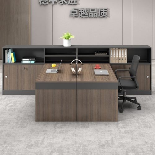 财务办公桌员工桌椅组合 公司四4人位6双人简约现代 办公室职员桌