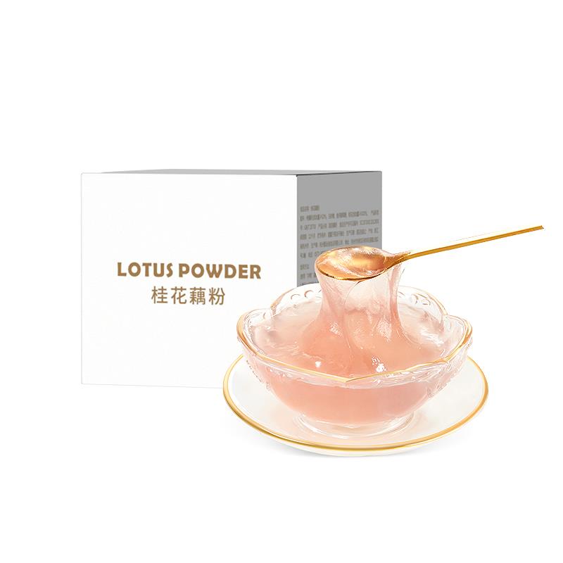 鱼戏西湖藕粉桂花坚果藕粉冲鸭冲泡器杭州特产桂花藕粉独立小包装