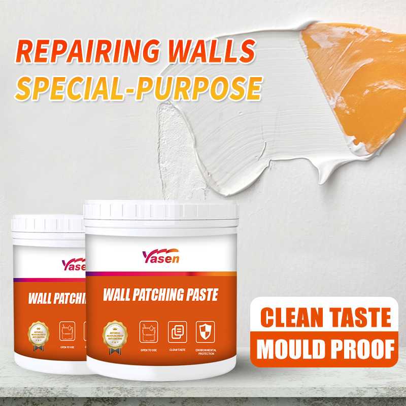 Wall repair paste裂缝修复腻子白色补墙膏家用墙面修补英文