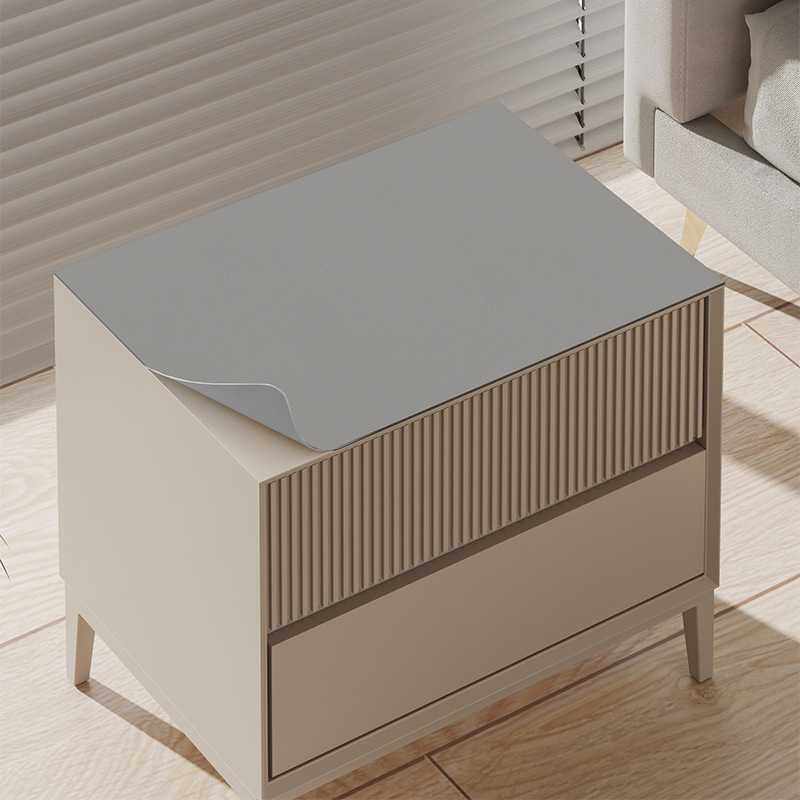 现代简约床头柜垫盖布防尘桌布防水防烫桌垫桌面保护垫子