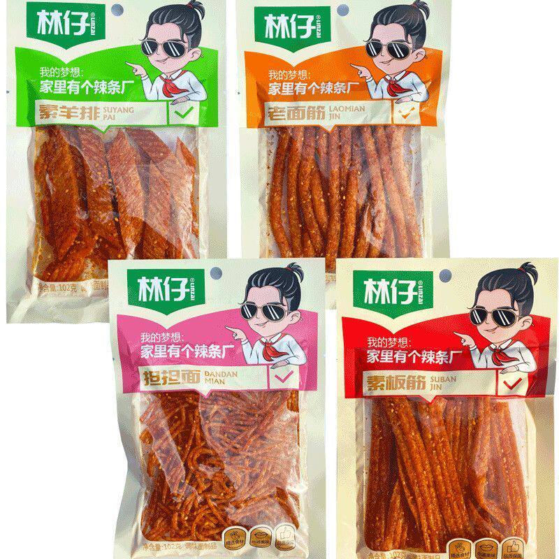 林仔休闲辣条大辣棒排拉