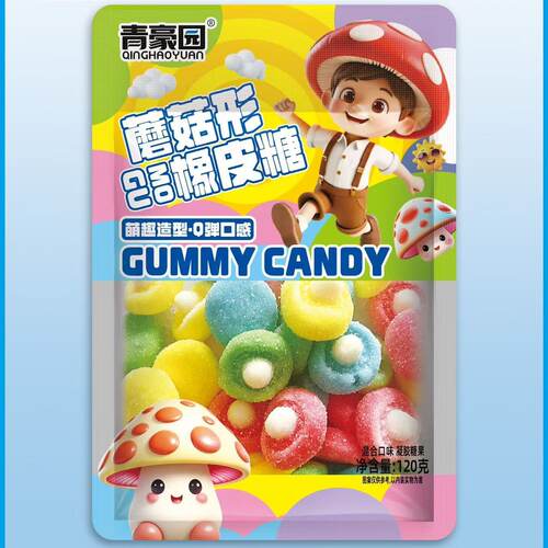 青豪园蘑菇形网红橡皮软