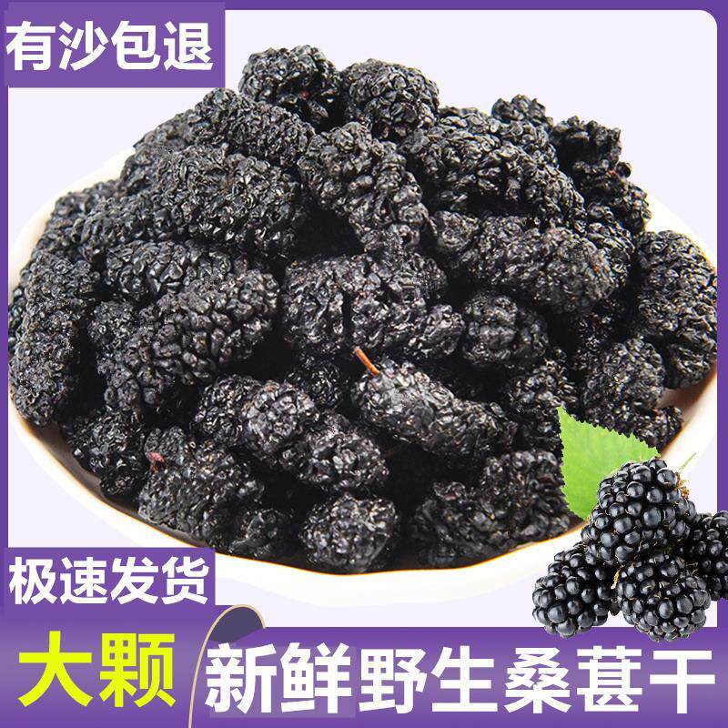 桑葚干新鲜黑桑椹果干罐