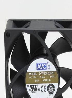 全新AVC DATB0825B2S 8025 8CM 12V 0.84A PWM调速 大风散热风扇
