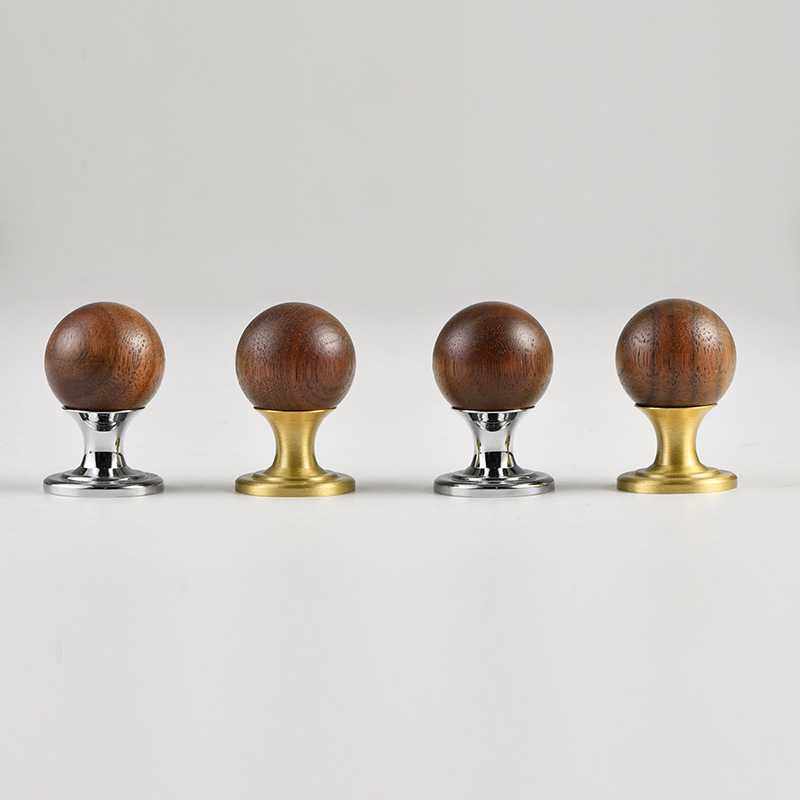 猎睿中古风胡桃木衣柜门拉手简约黄铜橱柜抽屉家具圆球把手,基础建材,小拉手,淘宝优惠券,粉丝福利购,淘宝优惠卷