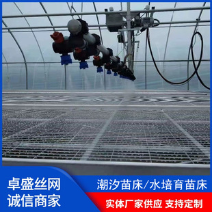 智能自动化喷灌农业温室大棚配件系统物流苗床 热镀锌网片苗床网
