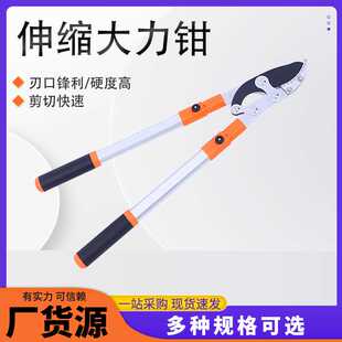 伸缩大力剪园林工具粗枝剪树枝剪刀大力剪果树剪刀可伸缩修枝剪刀