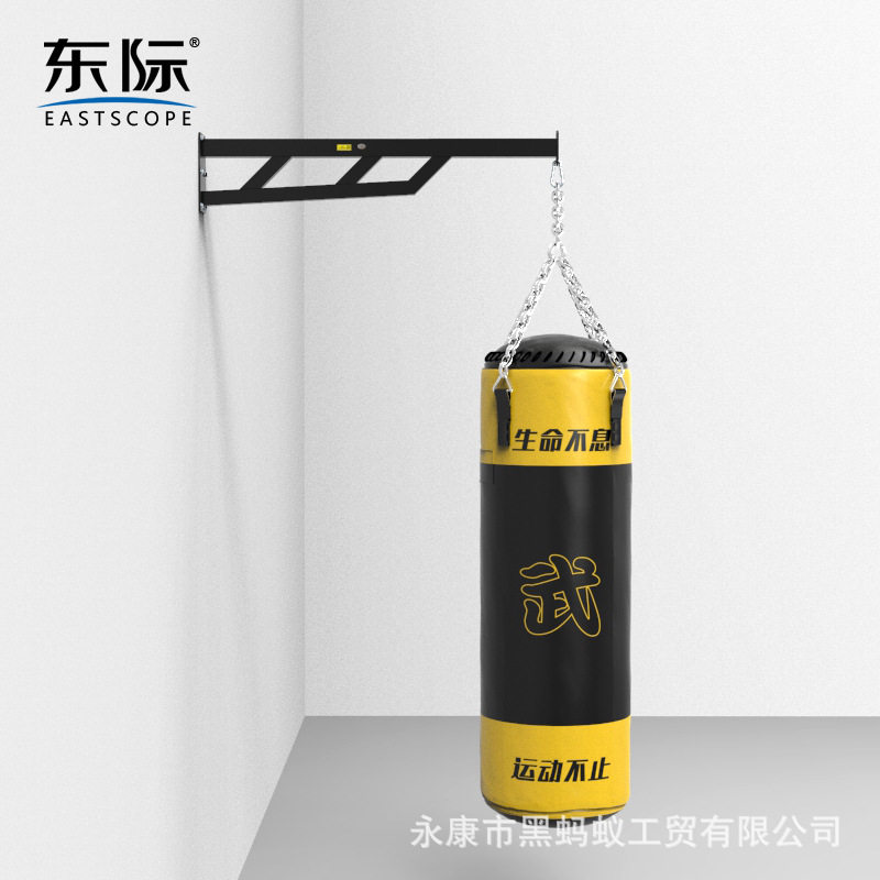 东际加长款壁挂拳击沙袋架子墙体沙包支架水沙袋吊架健身吊环支架