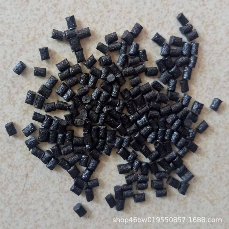 玻纤增强PA66颗粒 新料改性尼龙加纤GF25%耐高温阻燃防火黑色粒子