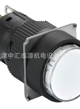 XB6EAW1J2F带灯按钮塑料一体12V圆形自复位白色2NO/NC按钮