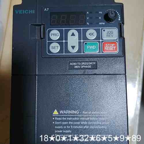 伟创变频器AC60-T3-2R2G/3R7P，380V三相，