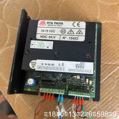 意大利RTA PAVIA驱动器，型号NDC 04.V，工作电