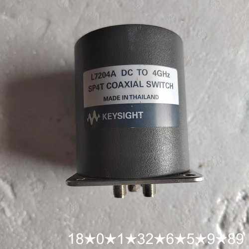 keysight L7204A射频同轴开关，DC-4G