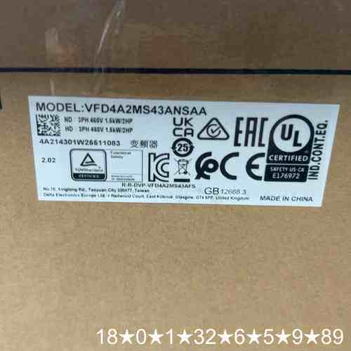 VFD4A2MS43ANSAA，，3PH 460