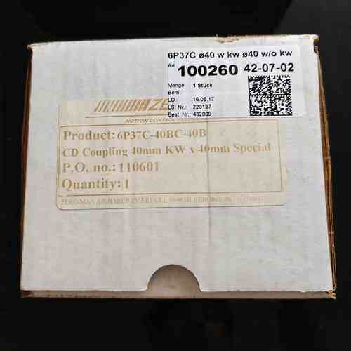 ZERO-MAX连轴器 6P37C-40BC-40B 内孔