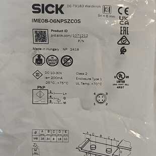 西克接近开关IME08-06NPSZC0S 订货号10712议价