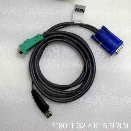 KVM线 USB切换器线2L-5202U 1.8米未用过，带图片