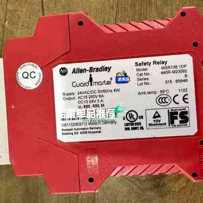 Allen-Bradley罗克韦尔 安全继电器440R-M2