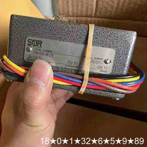 索尔SOR压力开关9NN-KK45-N4-C1A，索