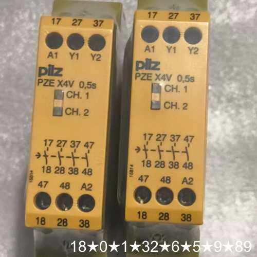 安全继电器PZE X4V 0.5s，型号774580，